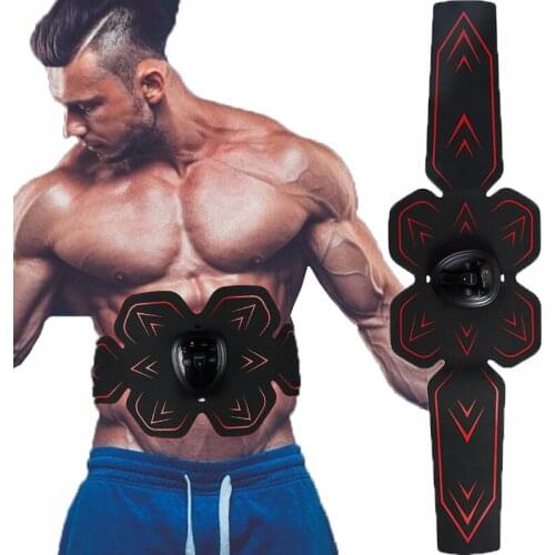 Slimming Machine Stimulator Abdominal Muscle EMS Trainer Vibration Fitness Massager Abdomen Training Shaper Fitness Equipment