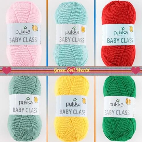 Anti-Pilling Knitted Yarn - 23 Color Options - 250 Meters (100gr) - Pukka Baby Class - Summer Knits - Blankets - Blouses - Shawls - Scarves - Cardigan - Home Textile - Beret - Baby Knits - Amigurumi - DIY