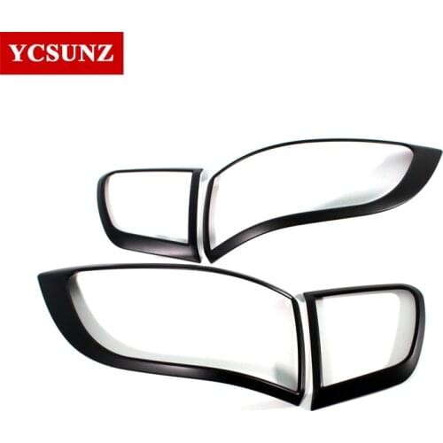 Matte Black Tail Lights Lamp cover ABS Rear Lights For Chevrolet TrailBlazer Holden 2016 2017 2018 2019