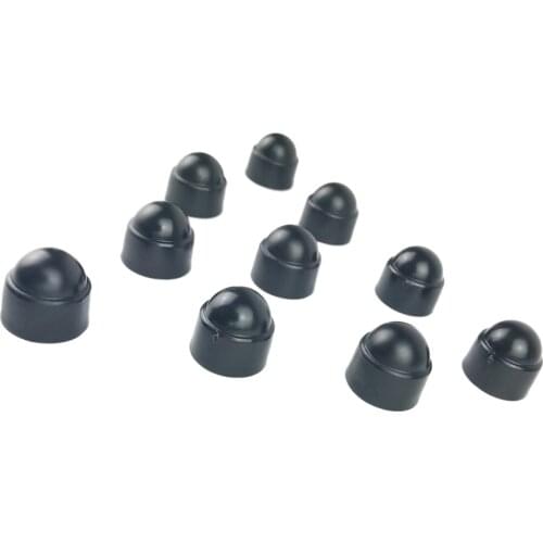 10Pcs 18mm Car Wheel Exterior Nut Caps Bolt Rims Auto Hub Screw Cover M8