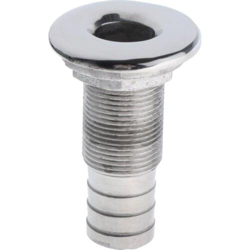 316 Stainless Boat Thru Hull Fitting Polished Head For Boat Yacht 3/4 Inch