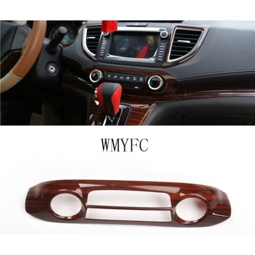 ABS Carbon Fiber Interior Air Condition Button Control Outlet Stwich Trim Frame for Honda CRV CR-V 2012 2013 2014 2015 2016