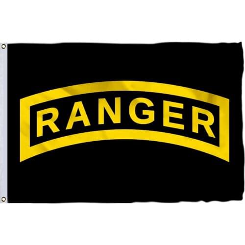 U.S. Army Ranger Flag 4` x 6` FT Polyester Large American United States USA Army Airborne Military Flags and Banners