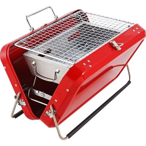 Household Barbecue Stove Portable Outdoor Folding Small Grill Skewer Charcoal Oven Tool BBQ Charcoal Grill Picnic Charbroiler