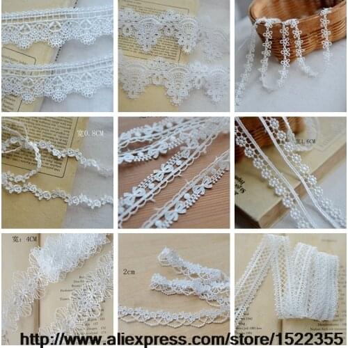 E870 Refined Silk Ribbon Water Soluble Lace Accessories Lace Clothing Lace Bride Necklace Lace