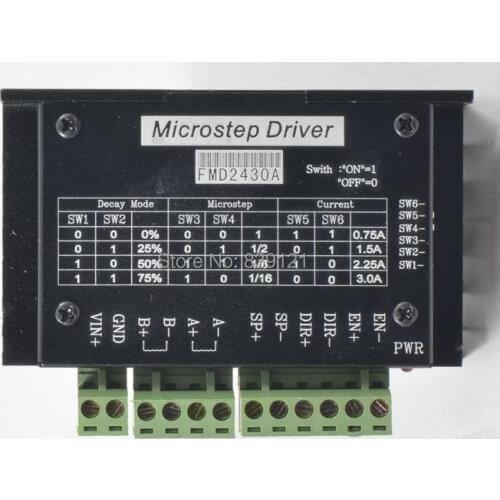 FMD2430 TB6560 uniaxial stepper motor drive with shell carving machine controller driver board 3.5A