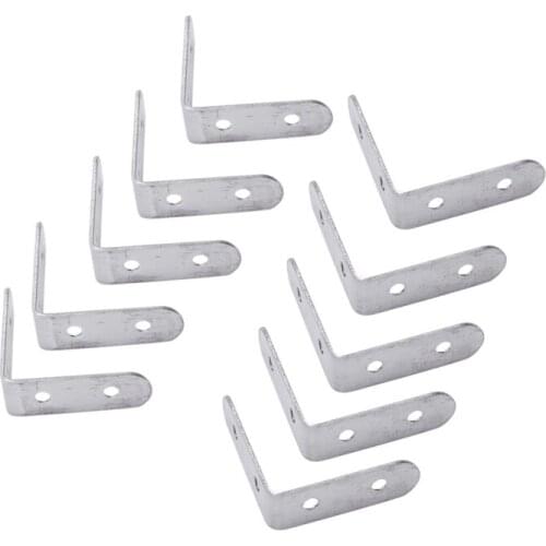 Hot 10 x Stainless Steel Shelf Support Corner Brace Angle Bracket 50x50mm