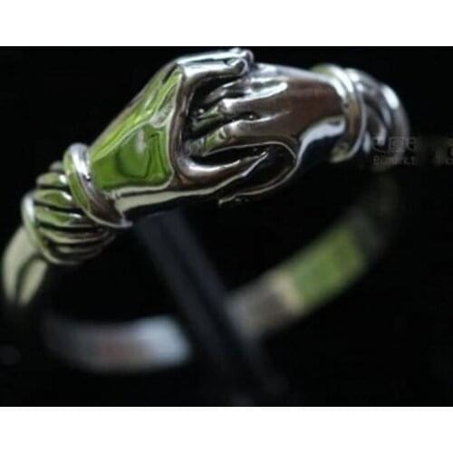 925 silver personality male and female lovers of the ring index finger the tail ring pinky ring