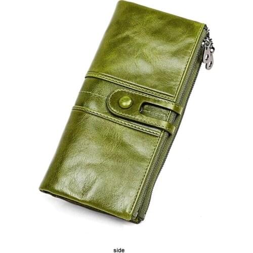 Leather Women Wallets Coin Pocket Hasp Card Holder Money Bags Casual Long Ladies Clutch Phone Wallet Women Purse