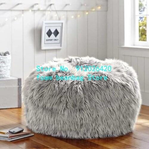 LEVMOON Bean Bag Lounger Cover, living room furniture Sofa Chairs Without Filling, Beanbag Beds lazy seat zac, indoor Beanbags