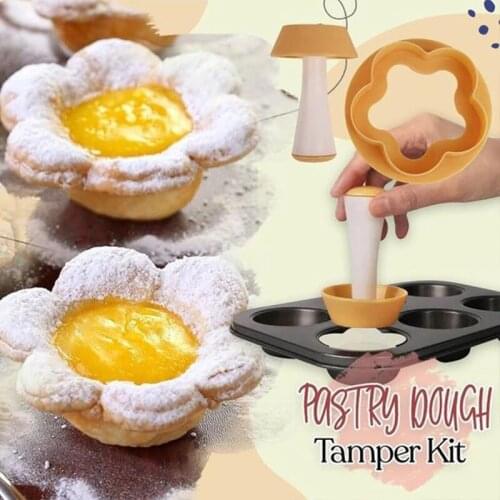 Pastry Dough Tamper Kit DIY Cupcakes Biscuit Mold Baking Donut Mold SCIE999