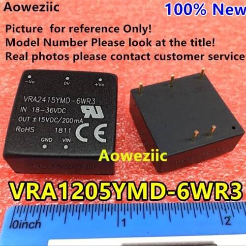 Aoweziic VRA1205YMD-6WR3 VRA1205YMD-6W VRA1205 New Original DIP Input: 9-18V Dual Regule Output:+5V 0.6A,-5V -0.6A DC-DC Isolate