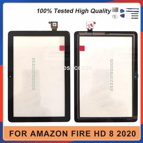 New For Amazon Fire HD8 HD 8 2020 10th Gen K72LL4 Touch Screen Digitizer Glass Replacement