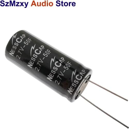 1PCS 2.7V50F New Imported Original 2.7V-50F 2.7V 50F 18*42MM SuperCapacitor Nesscap