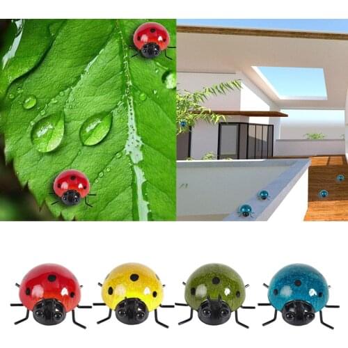 Hanging Decorative Ladybirds Garden Yard Wall Tree Ornament Home Outdoor 10cm