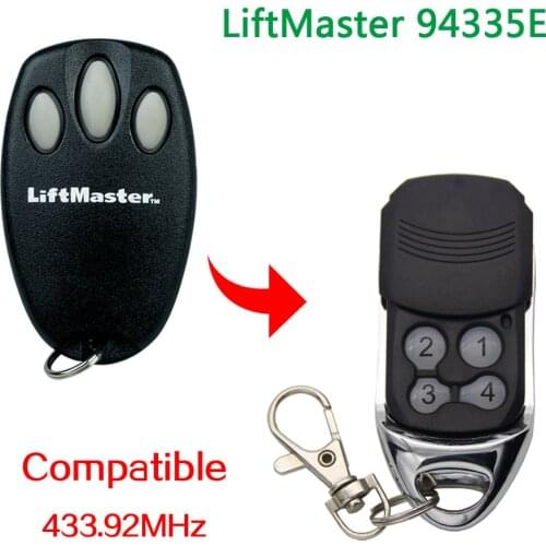 Liftmaster Chamberlain 94335E 433.92mhz Remote Control Garage Door Opener Electric Gate MOTORLIFT 84335EML Hand Transmitter