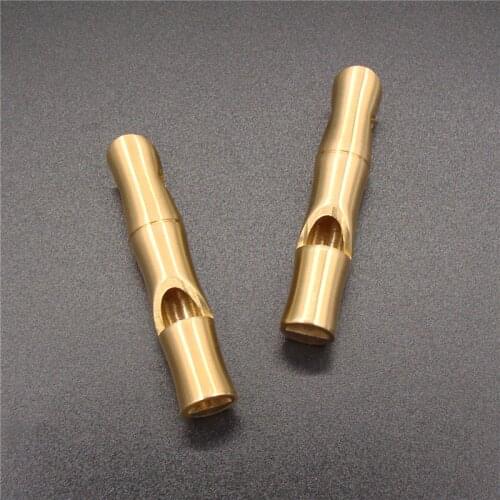 Retro Brass Whistle Handmade Pure Survival High Decibel Metal EDC Help Mouth Whistle SOS