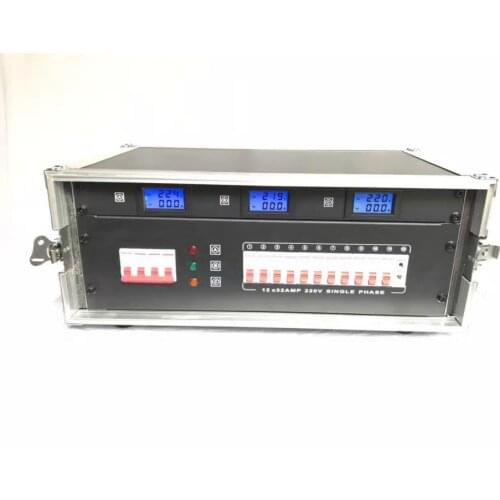 Stage lighting and sound LED large screen power distribution box stage power distribution cabinet 16A waterproof plug 12 way