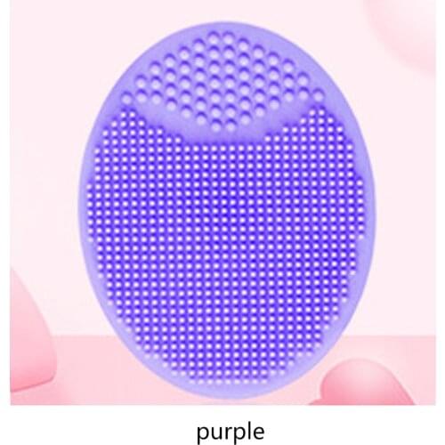 Face Brush Oval Silicone Material Skin Care Face Facial Pore Cleansing Beauty Cleansing Tool Blackhead Facial Cleansing Brush