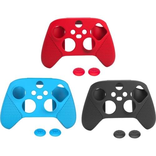 TYX-0626 Silicone Skin Cover Joystick Caps Shell Case For Series S X Controller