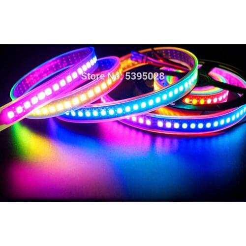 WS2812B full-color built-in independent IC smart driver chip SMD5050 Led pixel strip lamp programming DC5V 30/60/144leds/m