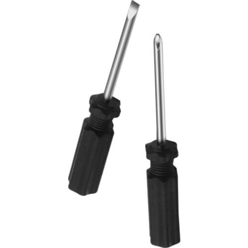 1Pc 4.0mm Black Phillips Screwdriver 10CM Mini Screwdriver Slotted Screwdriver Toy Screwdriver
