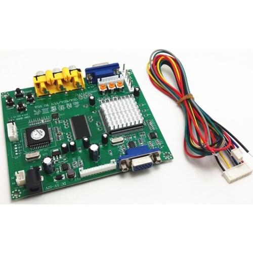1 VGA OUTPUT CGA/EGA/YUV TO VGA converter for arcade game machine