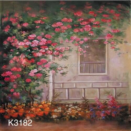 10*20ft Hand Painted Muslin Photo Backdrops,Studio wedding backdrop K3182 ,fondos fotografia, Photography Background