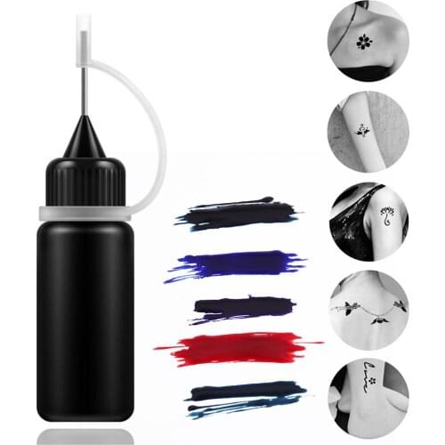 10ml Temporary Natural Plant Tattoo Pigment Tattoo Ink Body Art Painting Long Lasting Makeup Tattoo Supplies Tools