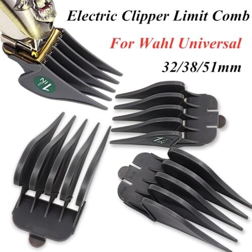 3pcs/set Electric Clipper Large Limit Comb Is Suitable For Wahl Universal Push Shear Black 32/38/51mm G0310