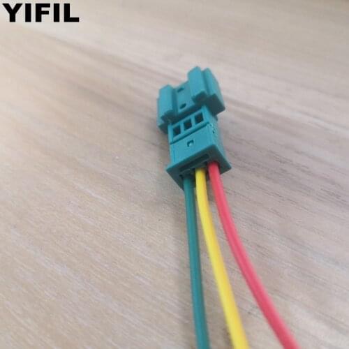 5/10/20/50/100pcs/lot 3 Pin 3 Way Male Microphone Plug LCI AC/Radio Connector Wire Cable Pigtail For BMW