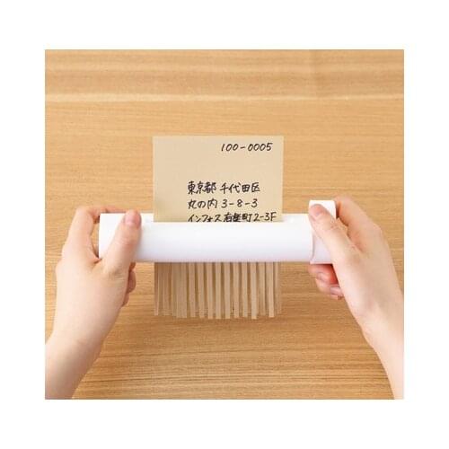 White Compact Office Manual Shredder Mini Manual Shredding Paper
