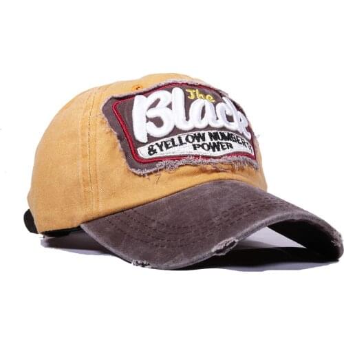 Mens Baseball Cap Womens Summer Caps Snapback Cap kpop Letter 3D Embroidery Cotton Retro Washed Denim Cap Male Beach Headdress