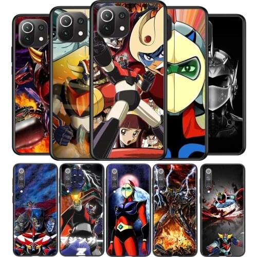 Grendizer G5 Anime Silicone Cover For Xiaomi Mi Note 11 11T 11i 10i 10T 10 9 9T 9 SE Lite Pro Ultra Phone Case
