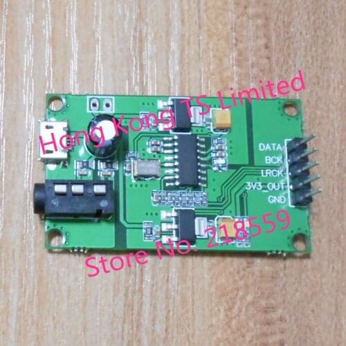 ES9023P I2S IIS Stereo Digital Audio Input DAC Decoder Board to AUX Analog Output