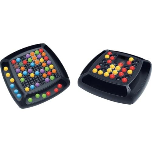 2-in-1 Rainbow Bead Game for Kids Rainbow Ball Matching Game