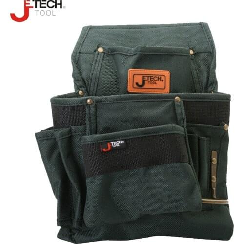 Jetech durable water proofing waist technician tool pouch bag organizer medium size screwdriver wrench combo carry holder BA-M3