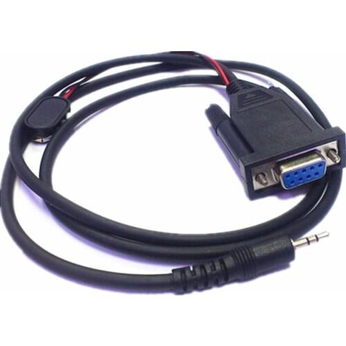 COM Programming Cable Cord 3.5mm Jack Plug For Motorola GP88S GP3688 GP2000 GP3188 2 Two Way Radio Accessories