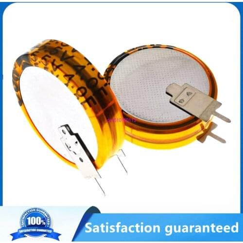 1PCS 5.5V 4.0F 5.0F Taiwan CDA CE Series V-type farad capacitor 5.5V4.0F 5.5V5.0F super capacitor double layer capacitor 5.5V 5F
