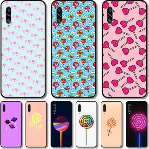 Colorful candy Phone Case Hull For Samsung Galaxy M 10 20 21 31 30 60S 31S Black Shell Art Cell Cover TPU