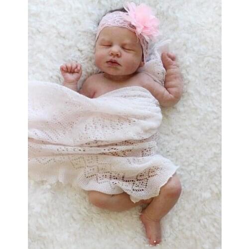 Bebe Reborn Doll Kit Realistic Maggi 22 Inches Truly Baby Vinyl Body Gentle Touch Unassembled Blank Parts DIY For Girls