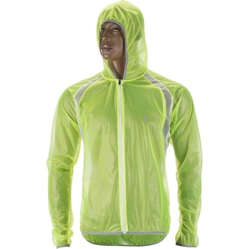 Breathable Men / Women Waterproof Cycling Jacket Rainproof MTB Bike Wind Coat Thin Lightweight Road Bicycle Jacket Raincoat