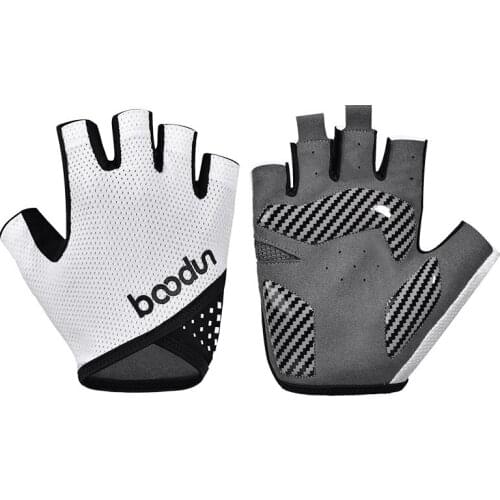 BOODUN Summer Shockproof Cycling Gloves Half Finger gym yoga Outdoor Bicycle Gloves Sports Mitten for Men Women