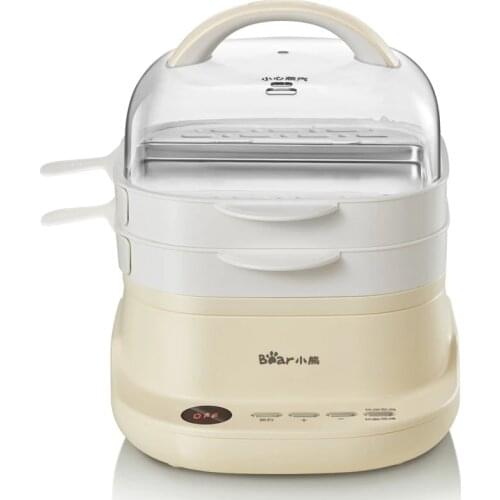 Bear Mini Intestinal Powder Machine Household Electric Steamer Drawer Type Multifunctional Steam Pot Steamed Sausage Steamer 3L