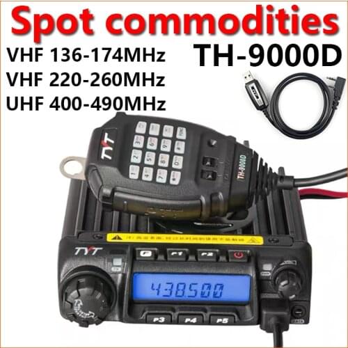 Latest Version TYT TH-9000D Single-Band Radio Station 45W/65W High Power VHF/UHF Selectable Walkie Talkie