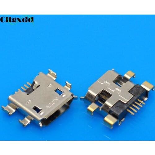 Cltgxdd 2~10pcs 5pin Mini USB jack socket For Asus Google Nexus 7 Gen 2nd 2013 2012 1st Micro USB charging port connector