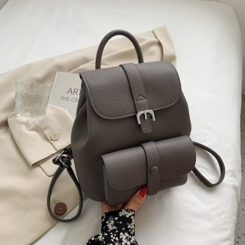 Luxury Pu Leather Women Backpacks High Quality Ladies Shoulder Backpack for Teenager Girls Fashion Female School Travel Bag New