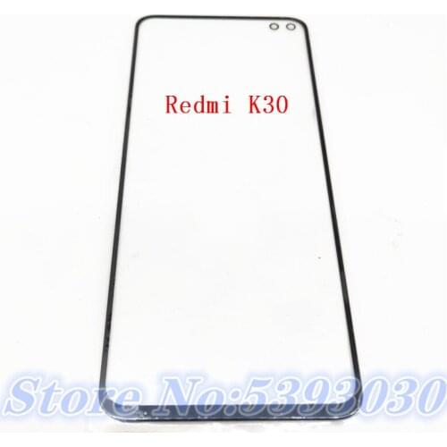 6.67" For Xiaomi Redmi K30 Pro Touch Screen Panel Front Outer Glass Lens For Xiaomi Poco F2 Pro LCD Glass Front Replacement