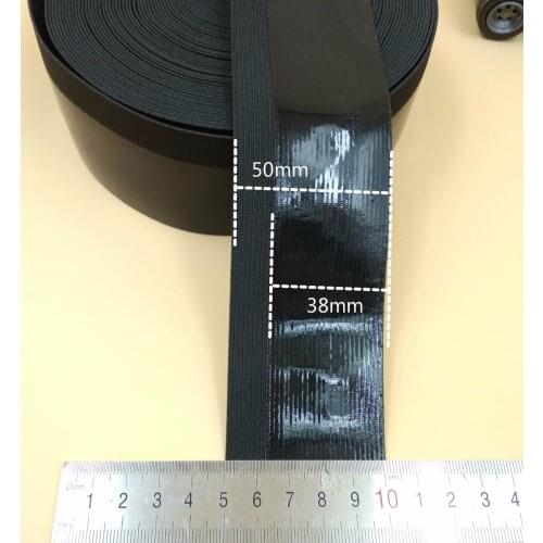 5cm wide silicone non-slip elastic webbing for sewing sports wear bags belt 2 inches 5meters high quality free shipping