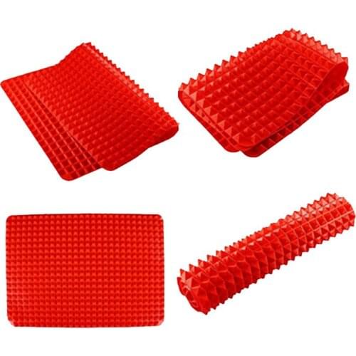 Silicone Multifunctional BBQ Pizza Mat Pyramid microwave oven baking mat placemat kitchen accessories baking accessories
